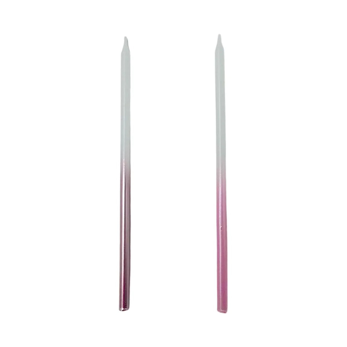 Pink Gradient Candles 12pk