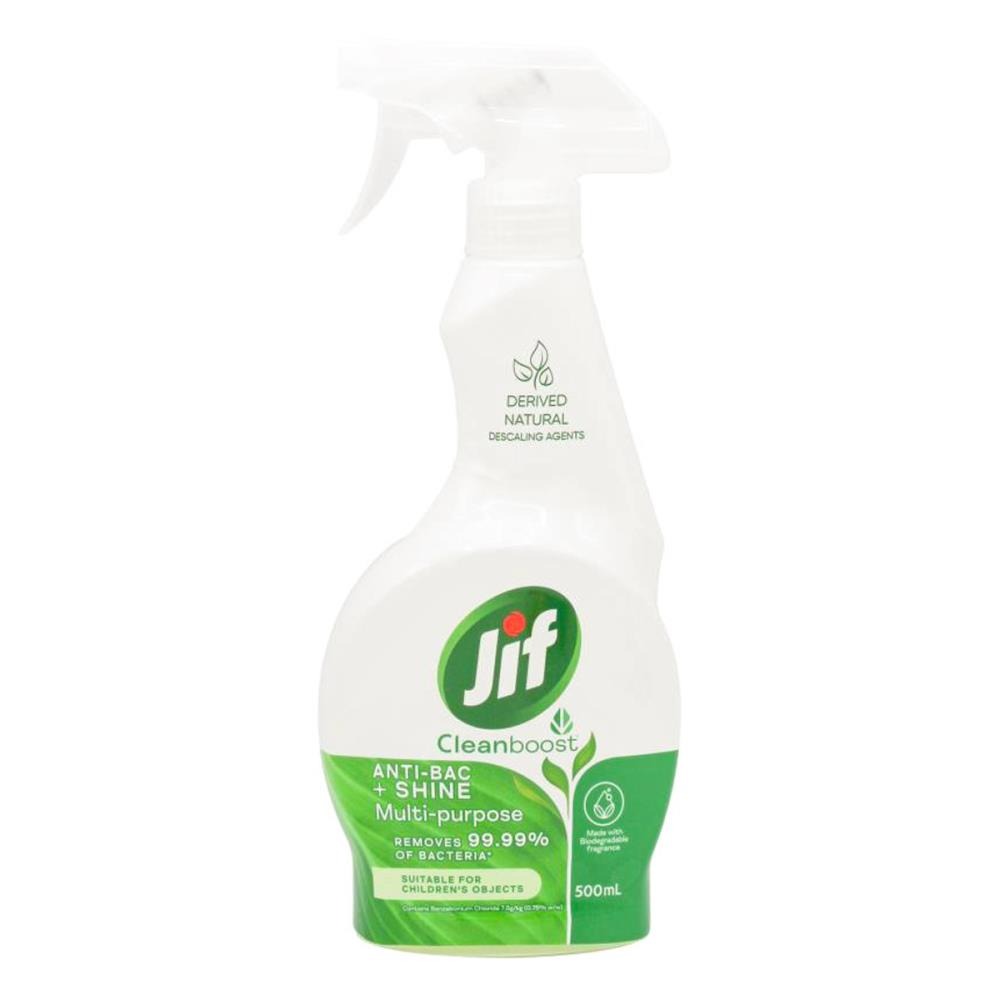 JIF 500ml ANTI-BAC AND SHINE MULTI-PURPOSE SPRAY