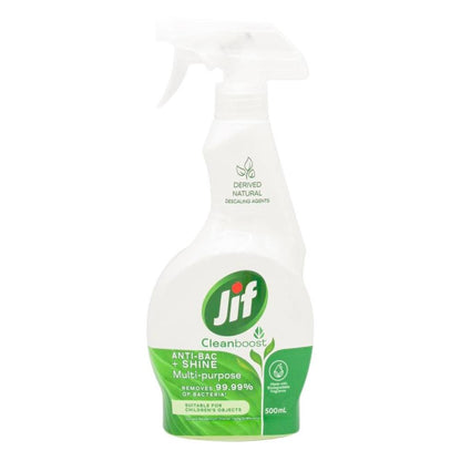JIF 500ml ANTI-BAC AND SHINE MULTI-PURPOSE SPRAY