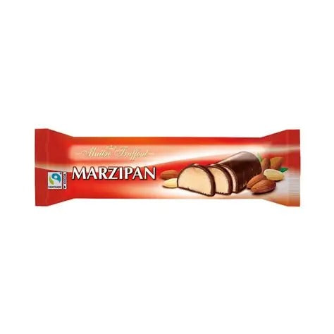 Maitre Truffout Marzipan Bar Dark Chocolate 100g