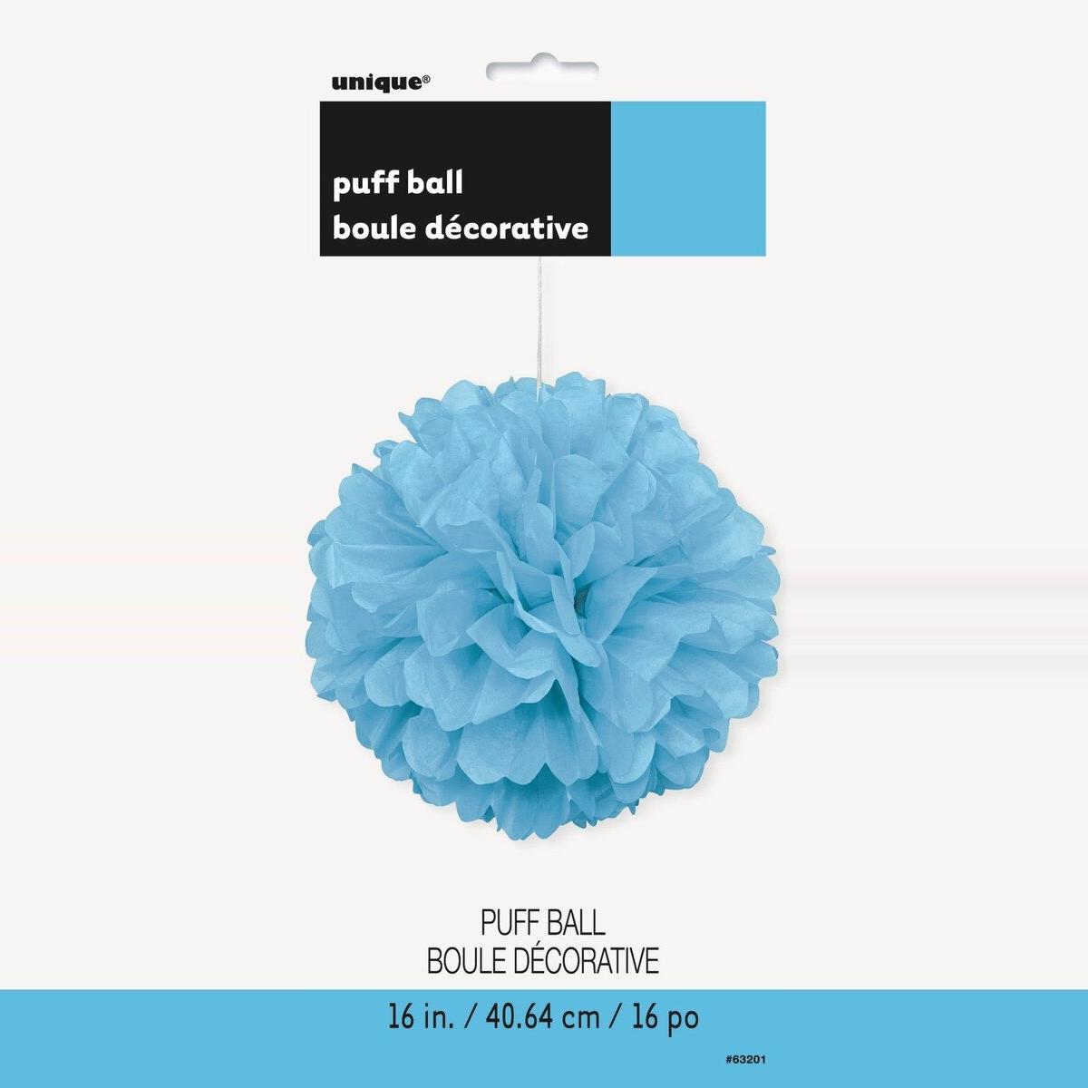 Puff Decoration 40cm - Powder Blue