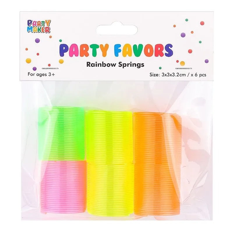 Party Favors - 6pk Rainbow Springs