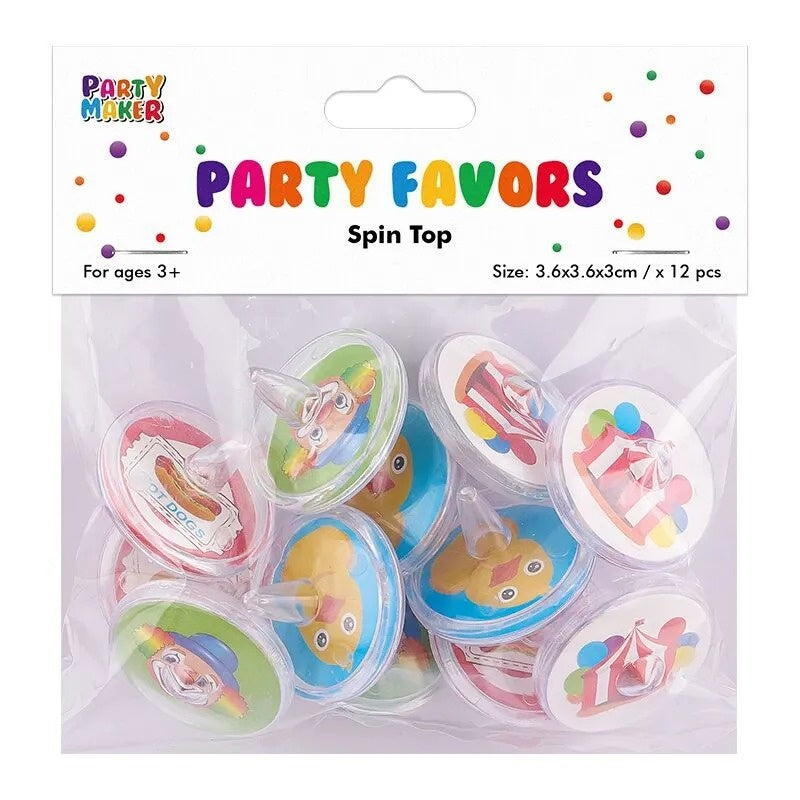 Party Favors - 8pk Spin Tops
