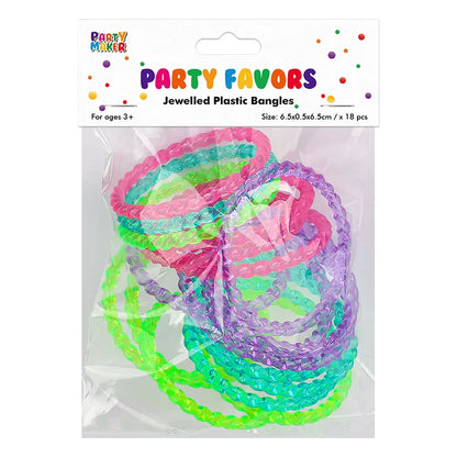 Jewelled Plastic Bangles