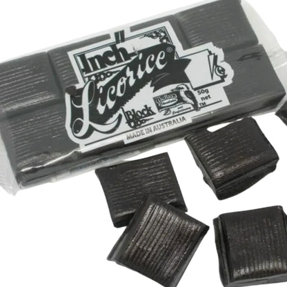Melba's Inch Licorice Blocks 50g