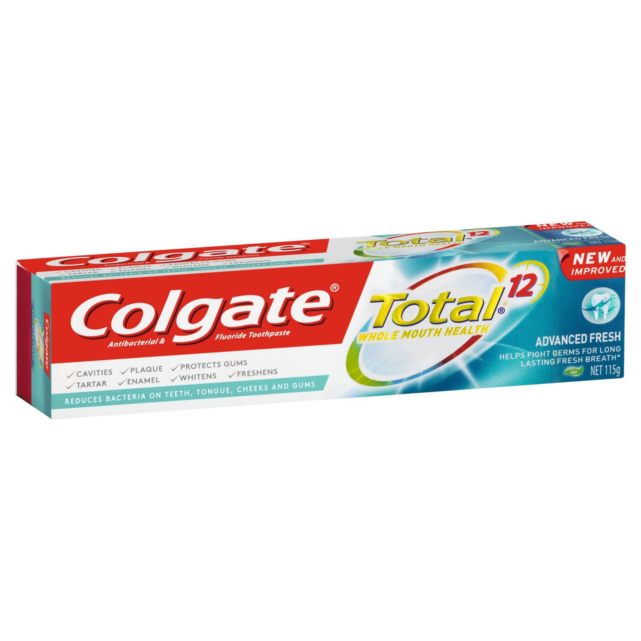 COLGATE 115g TOOTHPASTE TOTAL 12 ADVANCED FRESH