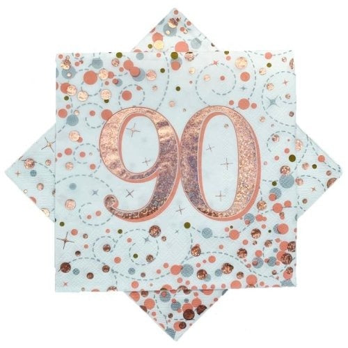 Sparkfizz Rose Gold Napkin 90 P16