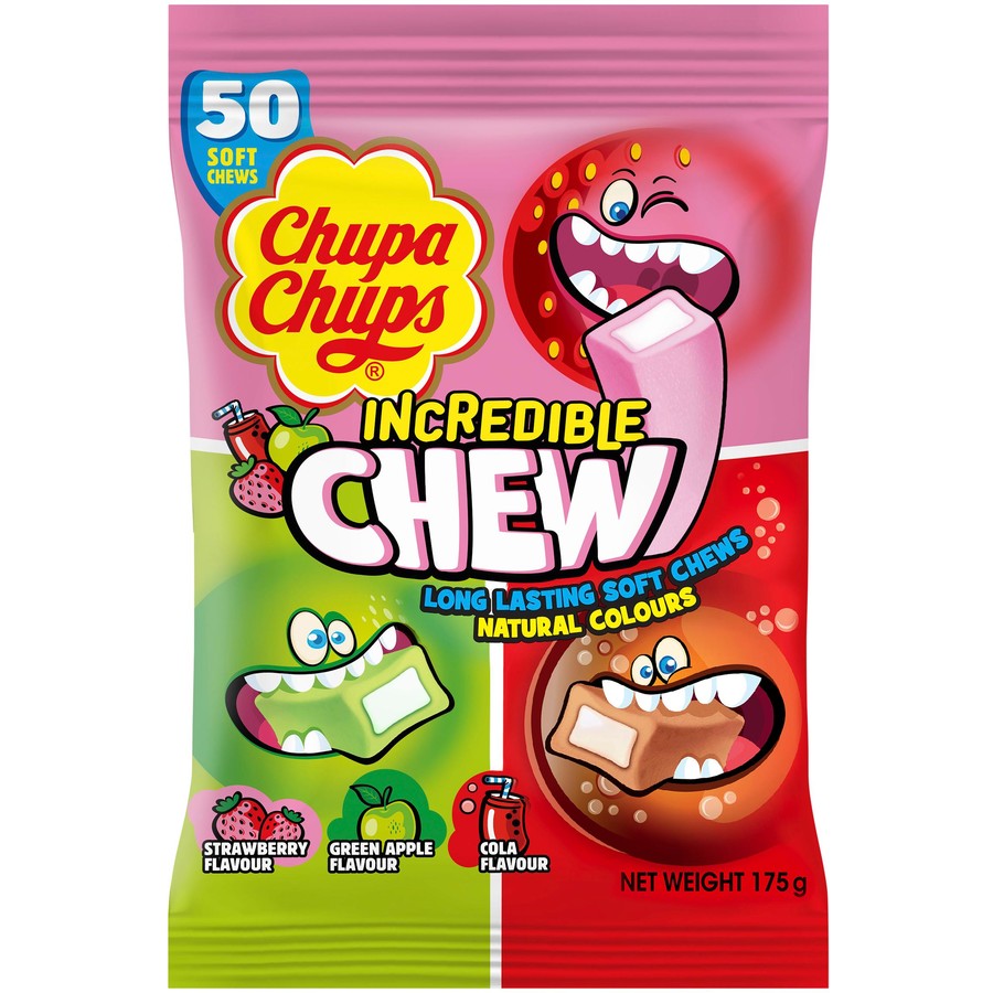 Chupa Chups Incredible Chew Bag 175g