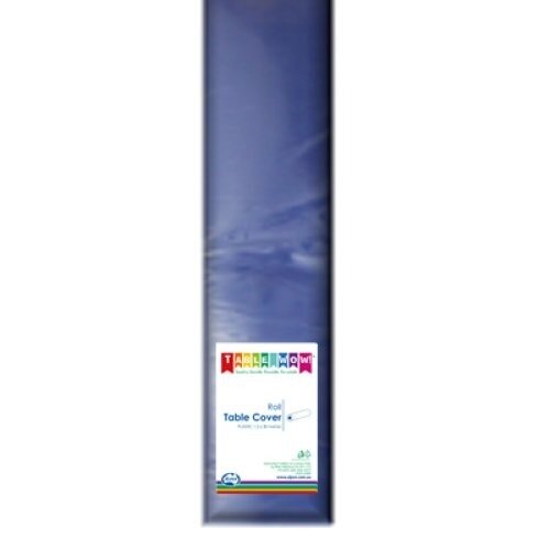 Royal Blue Tablecover Roll Plastic 1.2m x 30m 1 Roll image 0