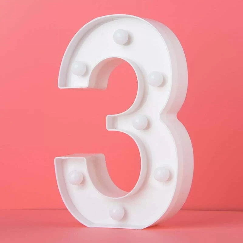 Led Number Light - 3