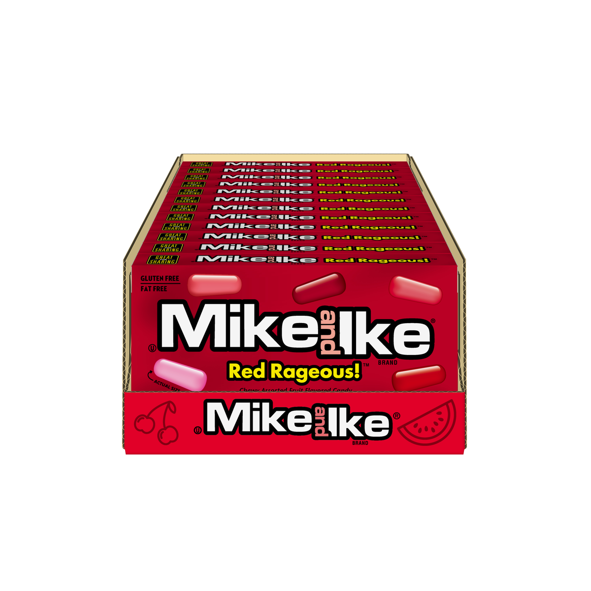 Mike and Ike Theater Box Red Rageous 4.25oz(120g)