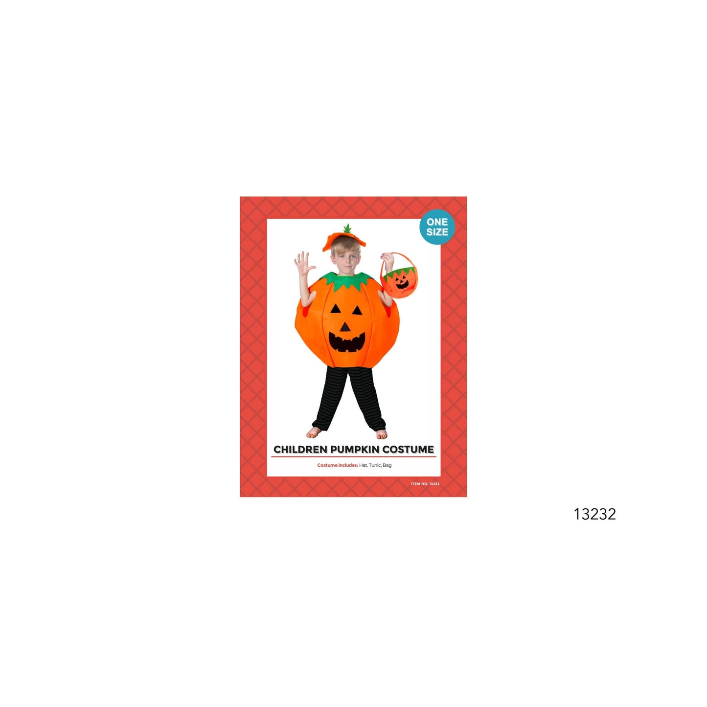 Children Pumpkin Felt Costume image 0