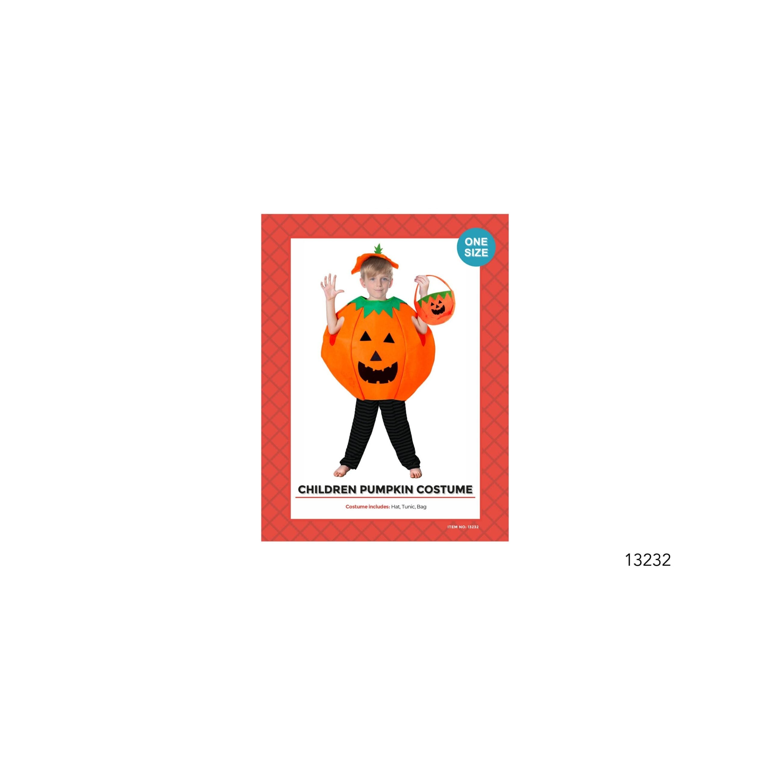 Children Pumpkin Felt Costume image 0