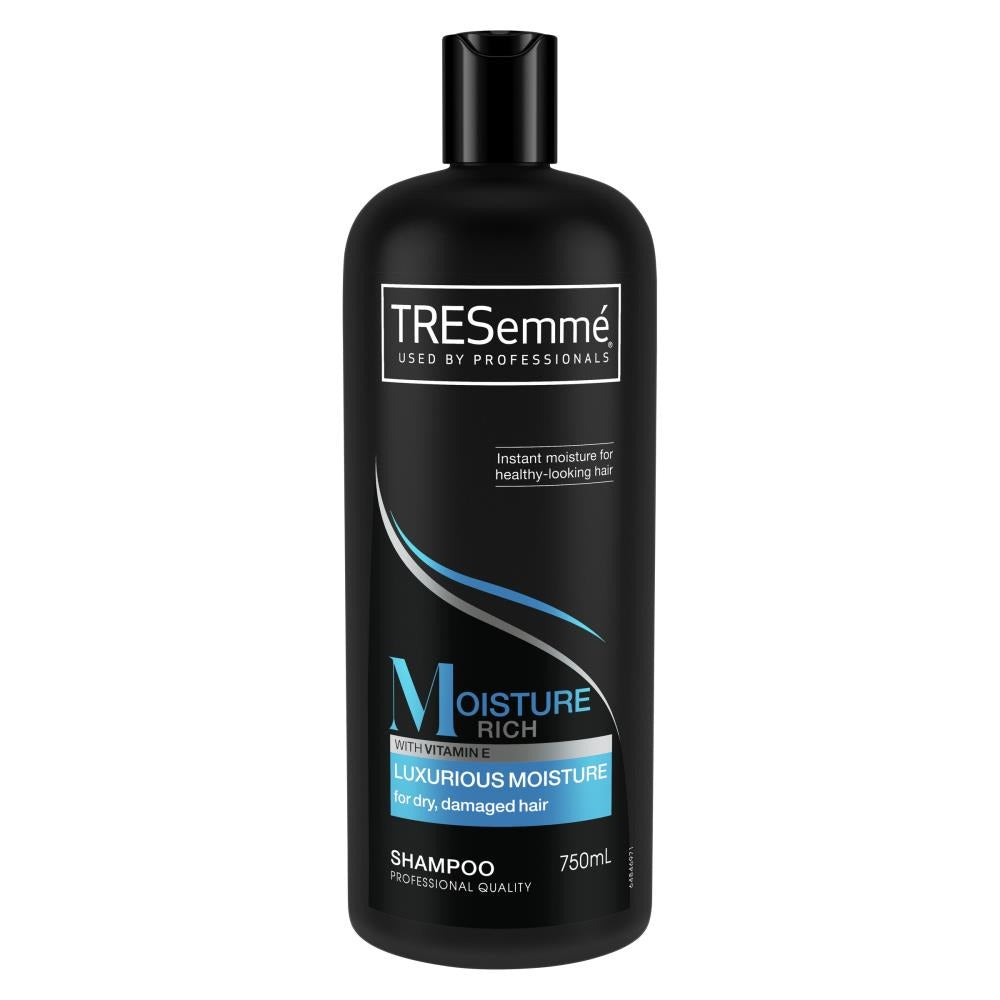 TRESEMME 750ml SHAMPOO MOISTURE RICH LUXURIOUS MOISTURE FOR DRY DAMAGED HAIR