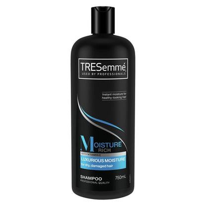 TRESEMME 750ml SHAMPOO MOISTURE RICH LUXURIOUS MOISTURE FOR DRY DAMAGED HAIR