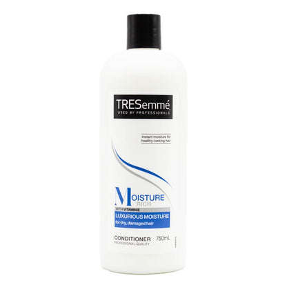 TRESEMME 750ml CONDITIONER MOISTURE RICH LUXURIOUS MOISTURE FOR DRY DAMAGED HAIR WITH VITAMIN E
