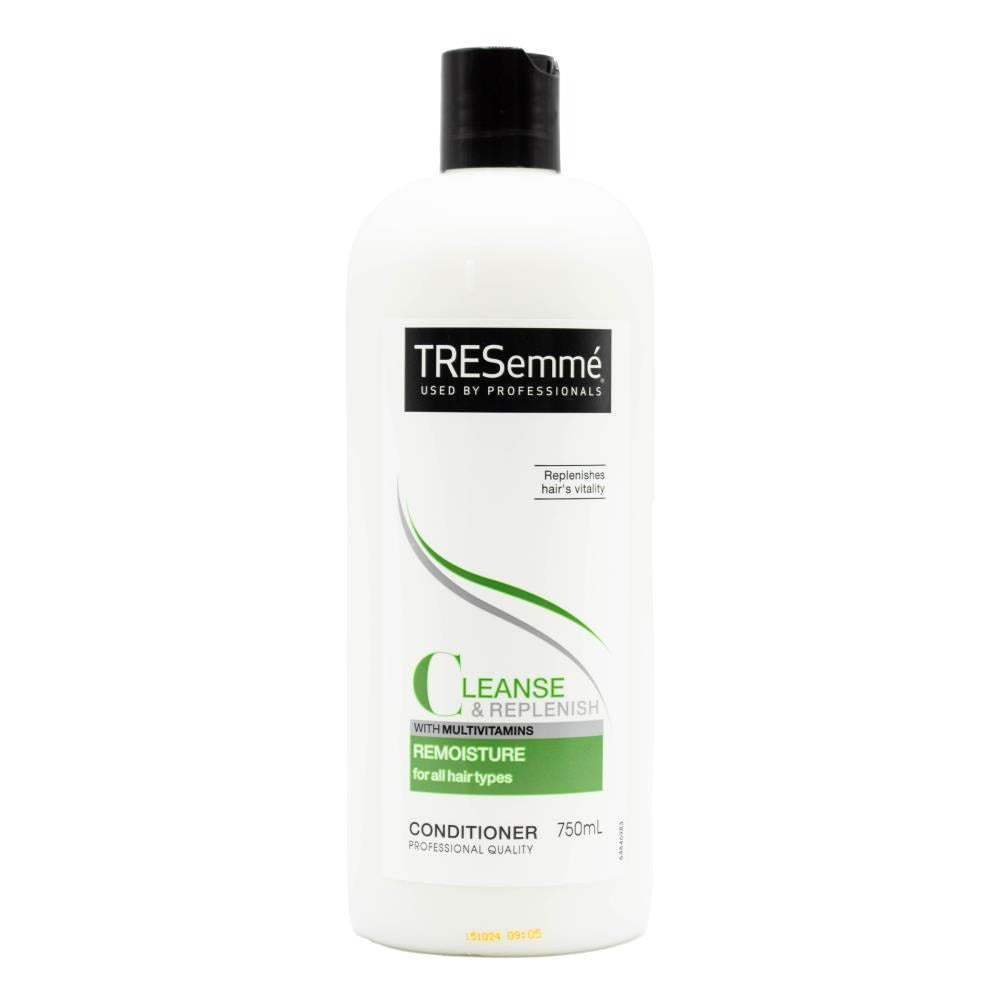 TRESEMME 750ml CONDITIONER CLEANSE AND REPLENISH REMOISTURE FOR ALL HAIR TYPES WITH MULTI VITAMINS