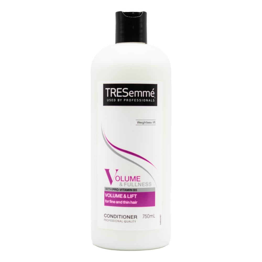 TRESEMME 750ml CONDITIONER VOLUME AND FULLNESS VOLUME AND LIFT FOR FINE AND THIN HAIR WITH PRO VITAMIN B5