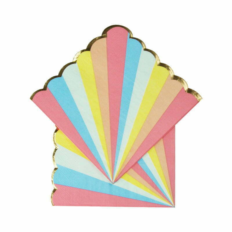 Candy Colour Napkins - 16pk image 0