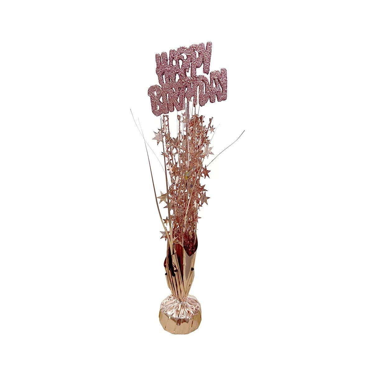 Centrepiece Rose Gold Happybirthday