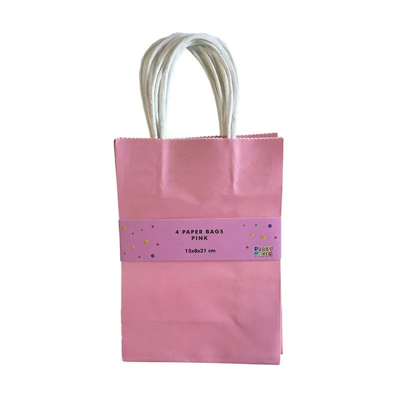 Paper Bags - Pink 4pk