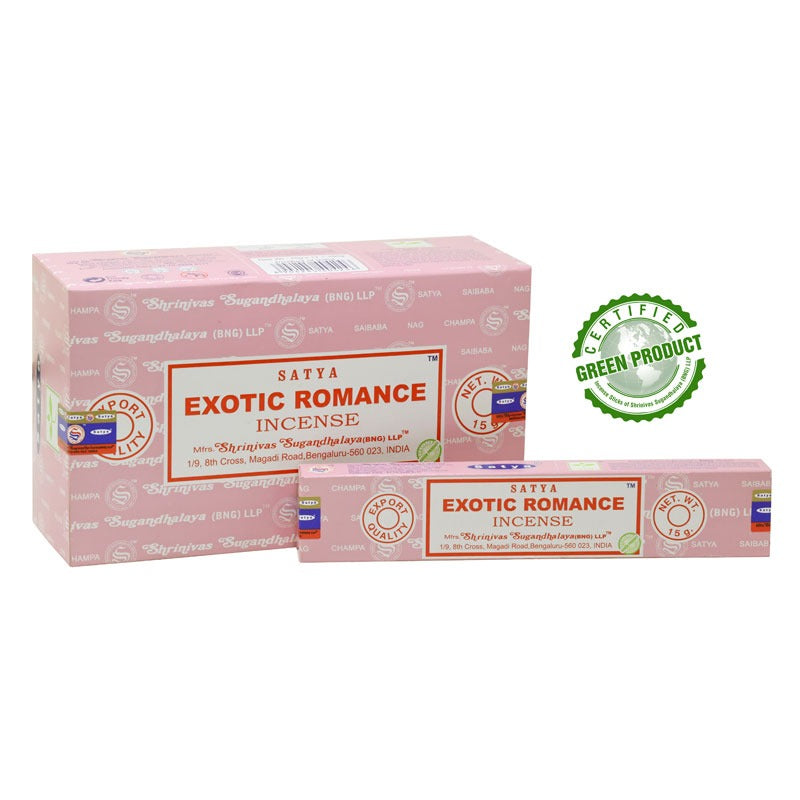 Satya (BANG) Exotic Romance Incense Sticks 15g image 0