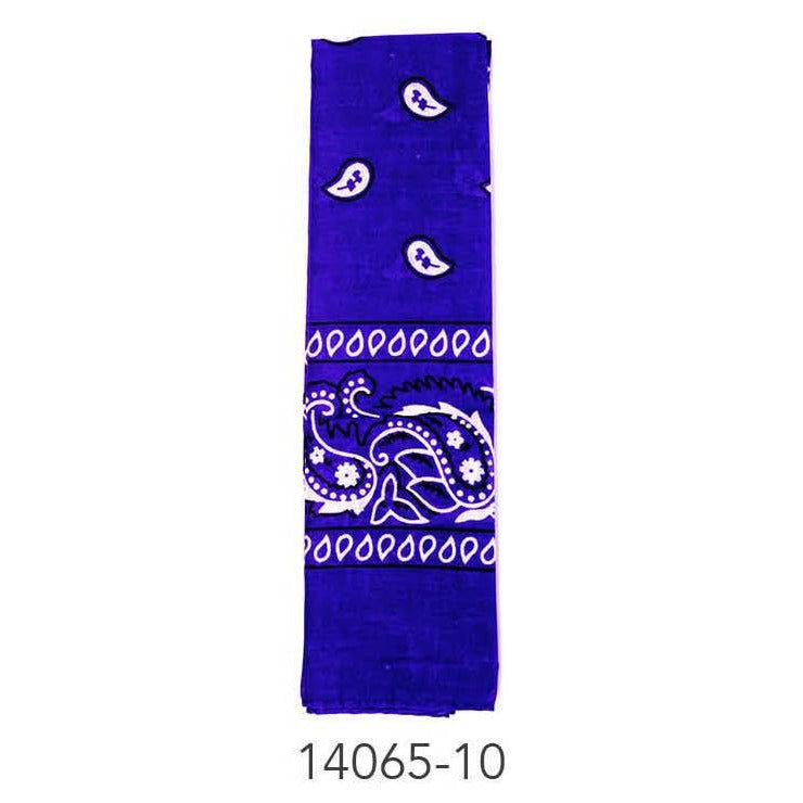 Bandana (Paisley) (Dark Blue)Cotton image 0