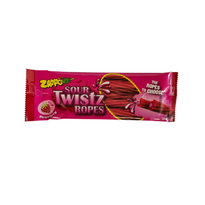 Zappo Strawberry Ropes 50g