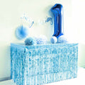 Table Skirt - Turquoise image 0