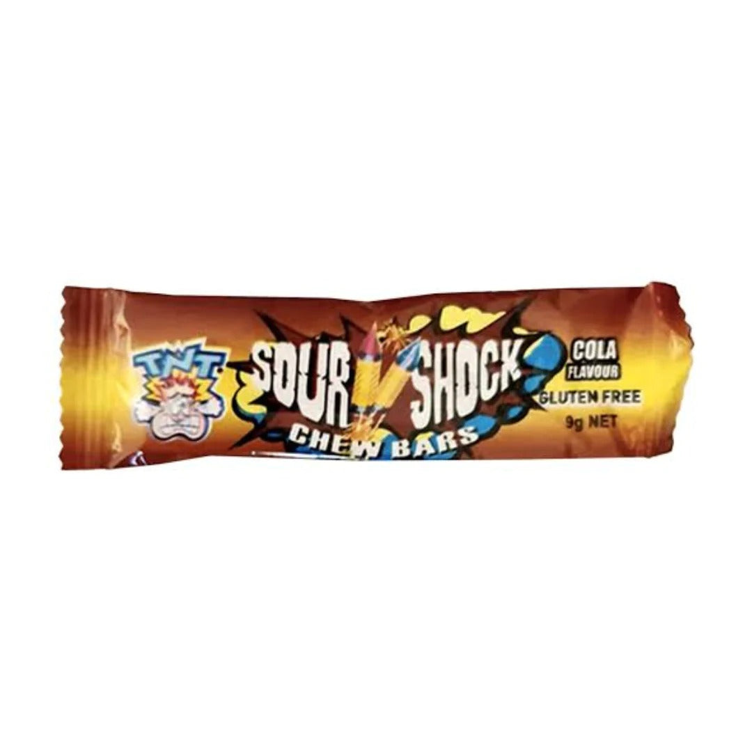 TNT Sour Shock Chew Bars Cola 9g