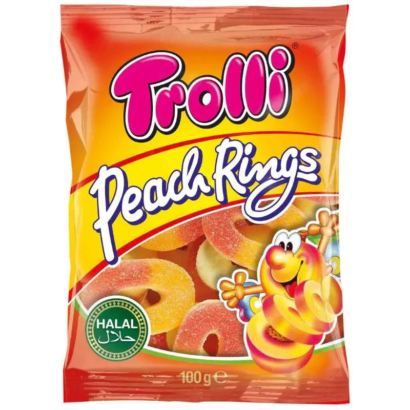 Trolli Spain Peach Rings 100g