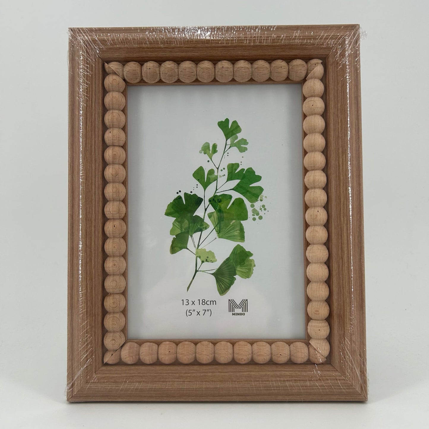 Dot 5x7 Inch Wooden Beaded Photo Frame image 0