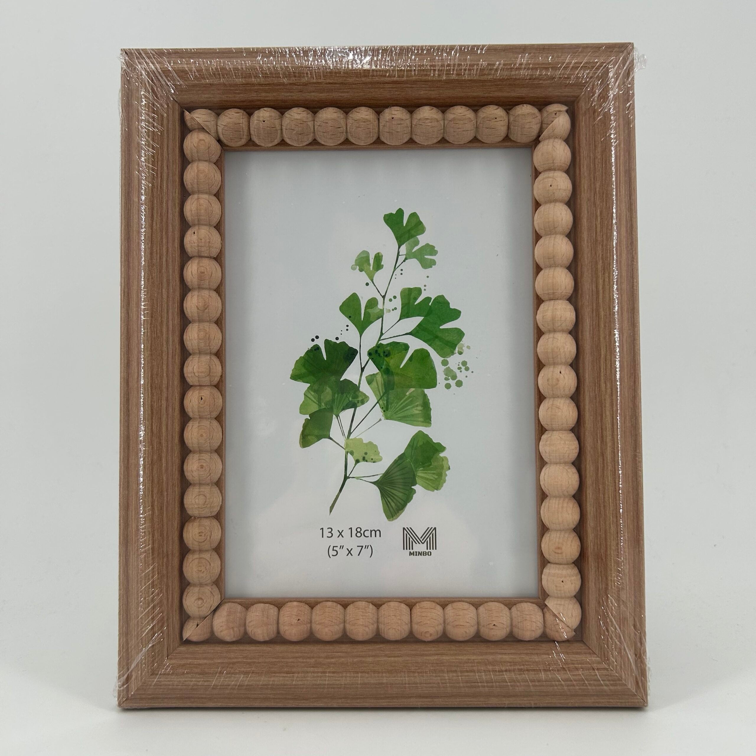 Dot 5x7 Inch Wooden Beaded Photo Frame image 0