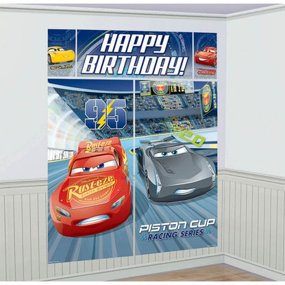Cars 3 Scene Setter Wall Deco Kit