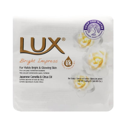 LUX PK3 x 80g  SOAP BARS BRIGHT IMPRESS