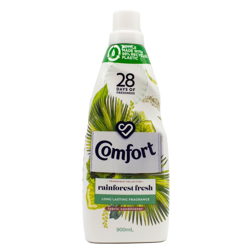 COMFORT 900mL FABRIC CONDITIONER RAINFOREST FRESH