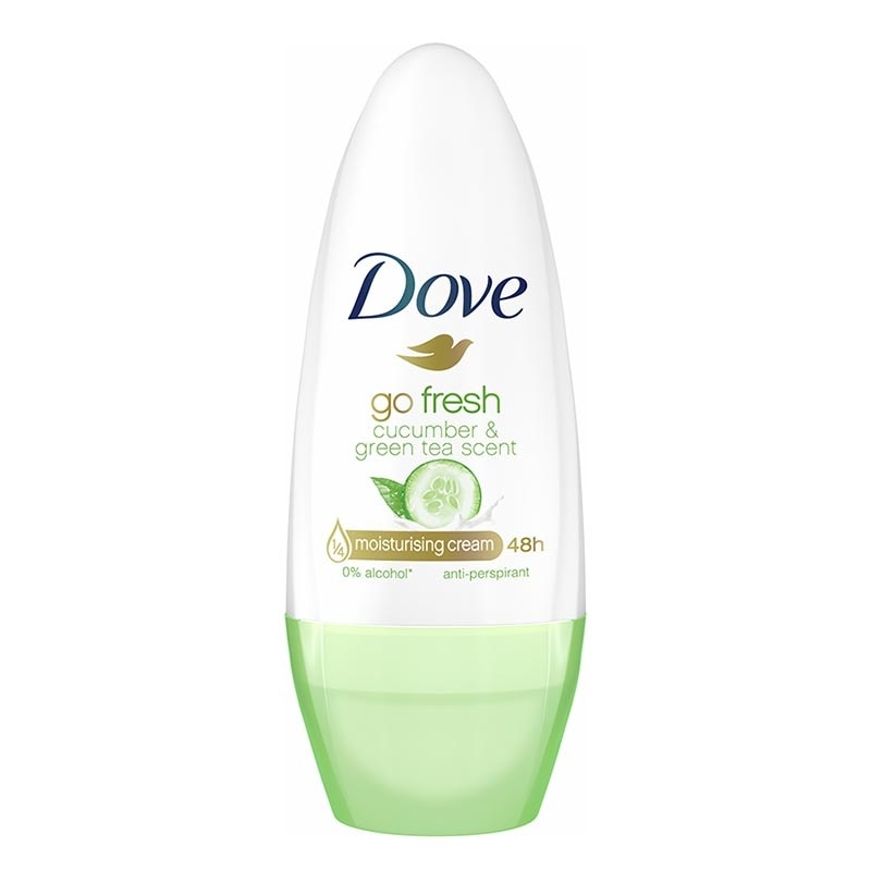 DOVE 40ml ROLL ON DEODORANT GO FRESH CUCUMBER AND GREEN TEA SCENT