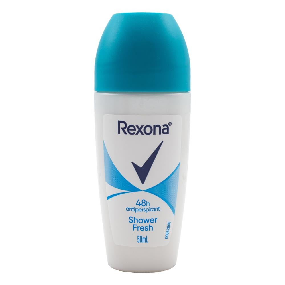 REXONA 50mL ANTIPERSPIRANT 72H SHOWER CLEAN + BRIGHTENING