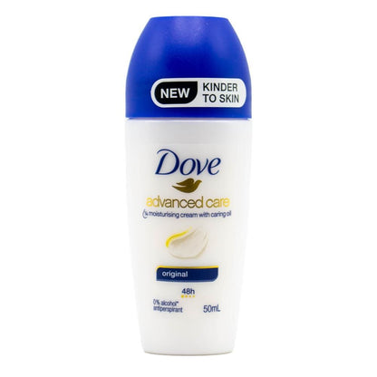 DOVE 50mL ROLL ON DEODORANT ADVANCED CARE 48H ORIGINAL