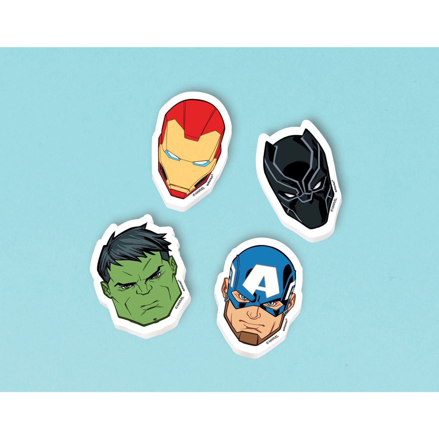 8 Marvel Powers Unite Erasers image 0