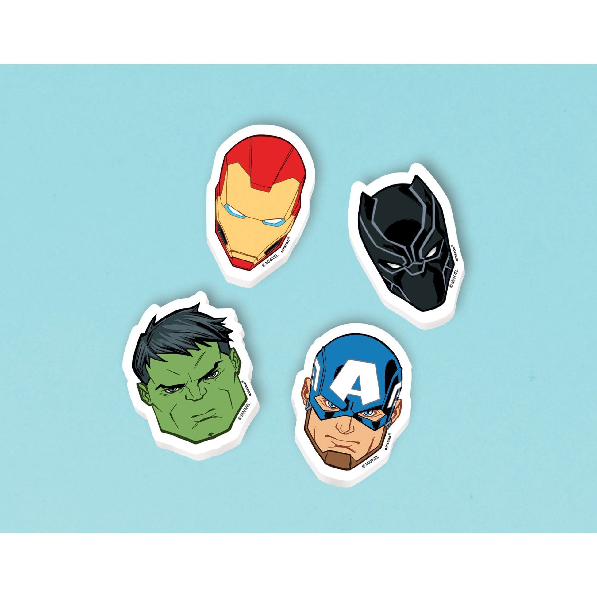8 Marvel Powers Unite Erasers image 0