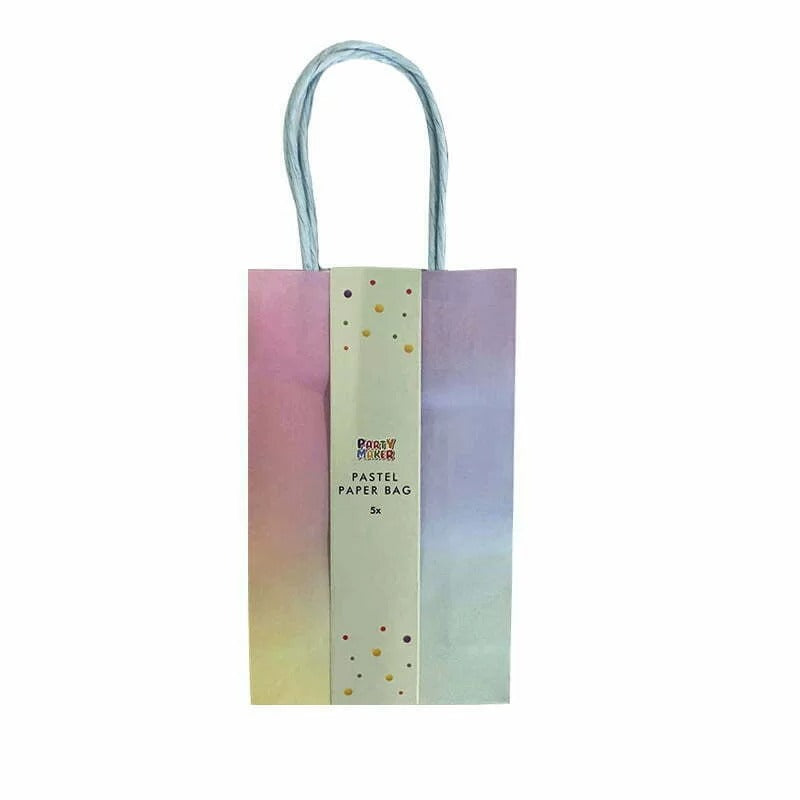 Pastel Paper Bag 5pk image 0