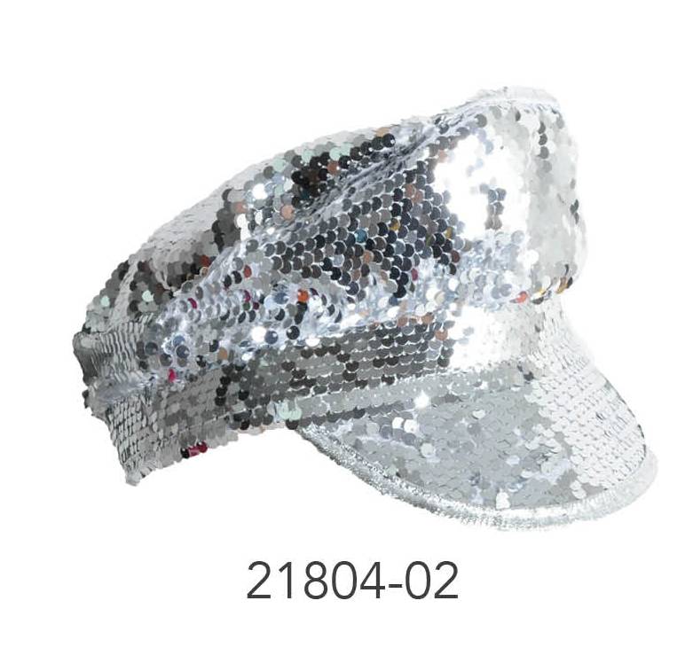 Deluxe sequin cap (Silver) image 0