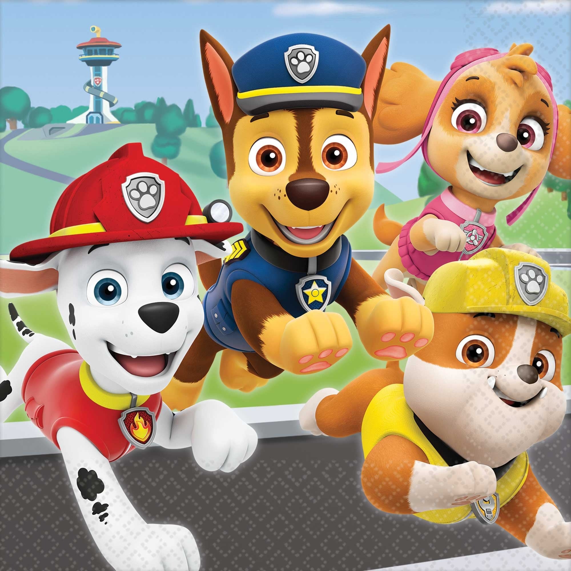 16 Paw Patrol Adventures Lunch Napkins image 0