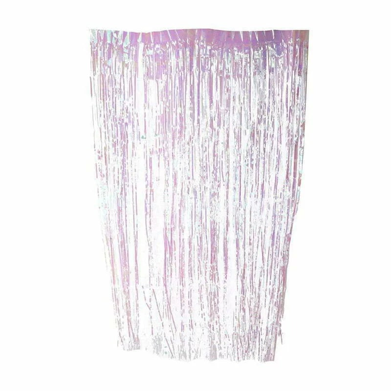 Iridescent Fringe Door Curtain 1m x 2m image 0