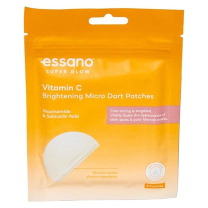 ESSANO PK9 PATCHES BRIGHTENING MICRO DART VITAMIN C NIACINAMIDE AND SALICYLIC ACID