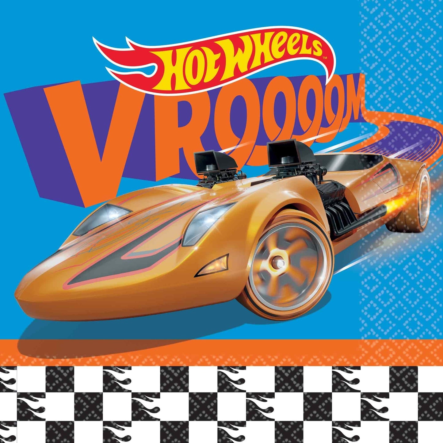 16 Hot Wheels Lunch Napkins image 0