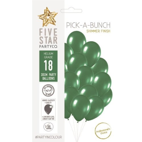 Sempertex 30cm Metallic Green P18