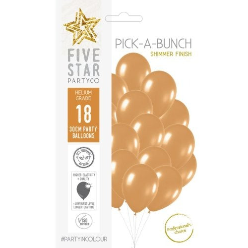 Sempertex 30cm Metallic Gold P18