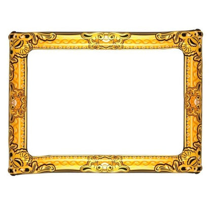 INFLATABLE GOLD FRAME 60CM image 0